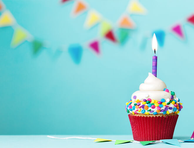 first birthday cupcake